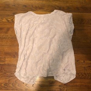 Wilfred Periwinkle Sheer Open Cross Back Top